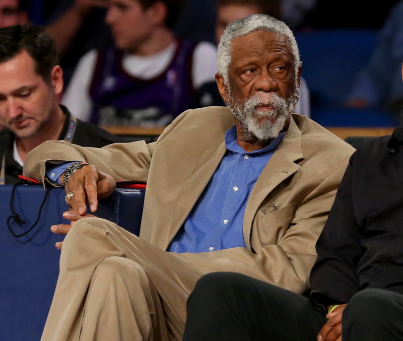 Bill Russell in 2014 Ronald Martinez/Getty Images
